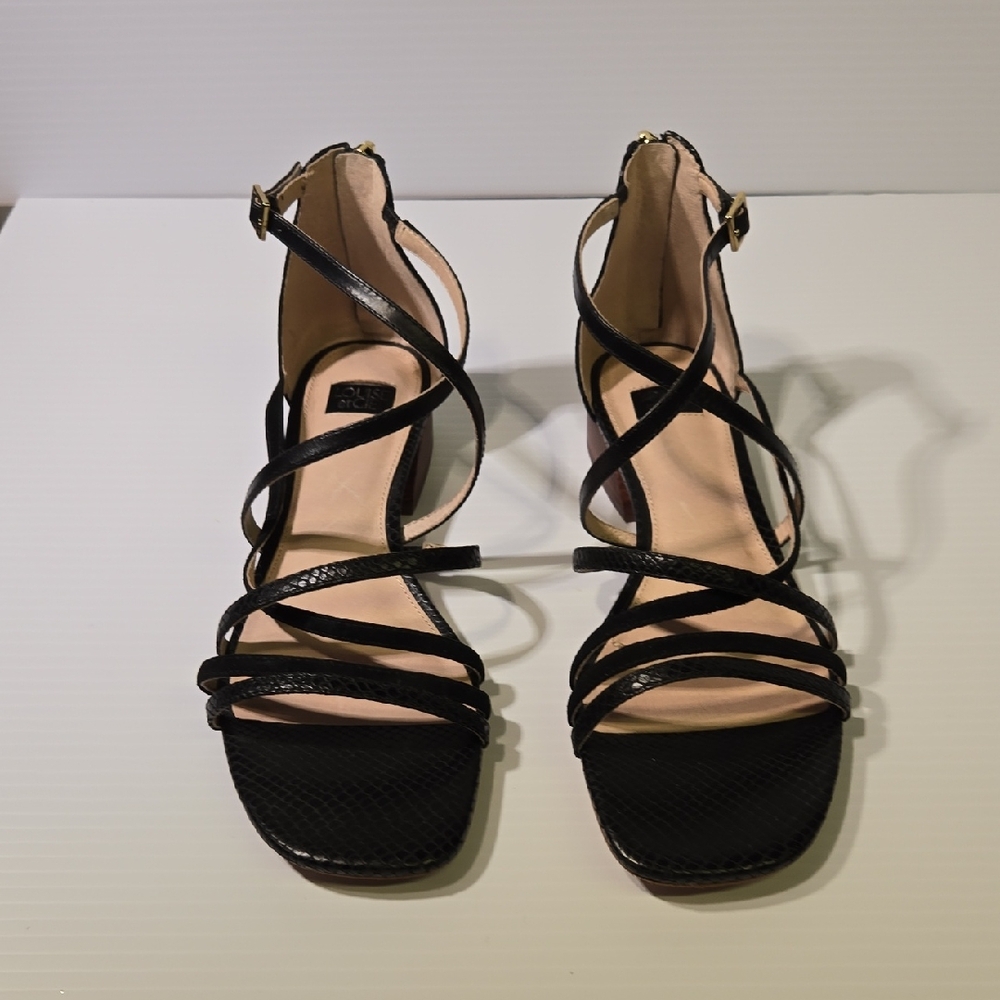 Louise et Cie Black Strappy Sandals